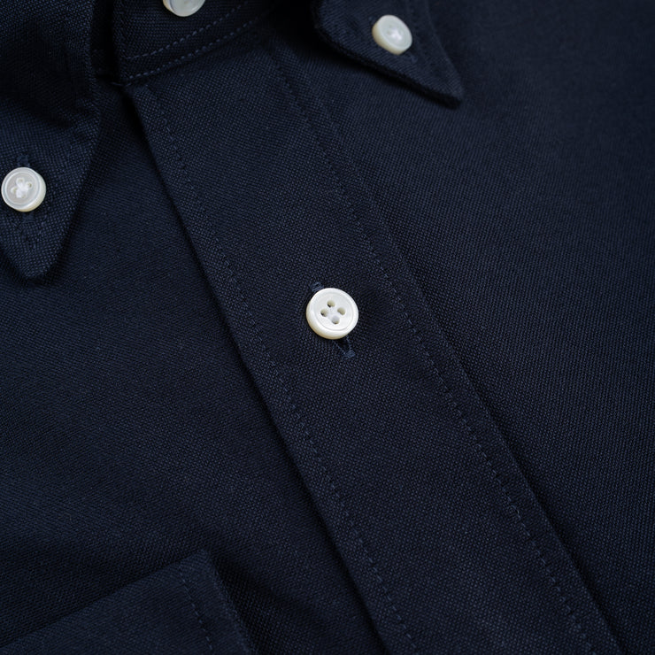 Classic Button-Down Shirt in Navy Oxford