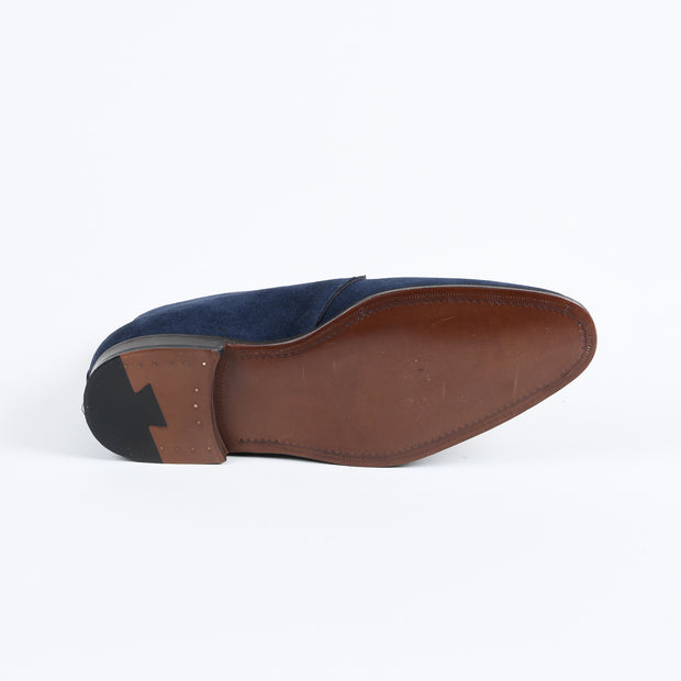 Gobi Chukka in Navy Suede
