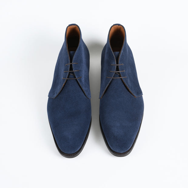 Gobi Chukka in Navy Suede