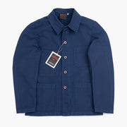 Workwear Jacket in Navy Twill Cotton