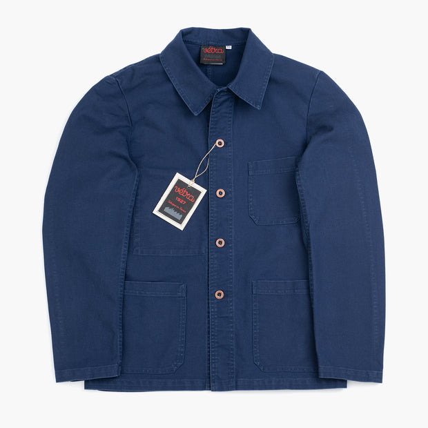 Workwear Jacket in Navy Twill Cotton