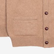 Cardigan in Undyed Natural Camelhair