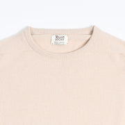 Leven Crewneck sweater in Lambswool - Beige