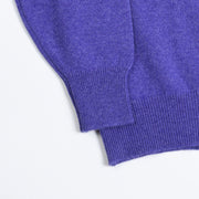 Leven Crewneck Sweater in Lambswool  - Heliotrope