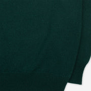 Leven Crewneck Sweater in Lambswool - Dark Green