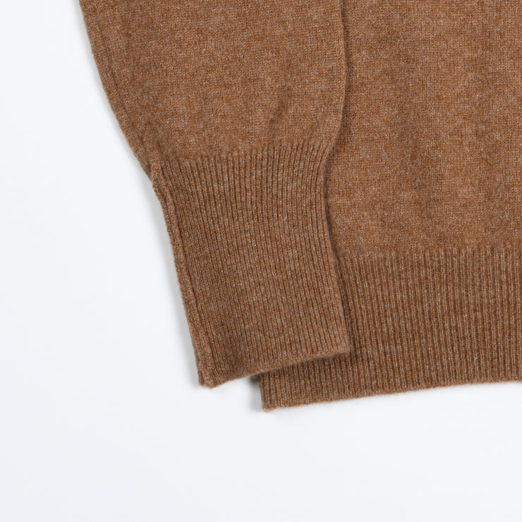 Rob Crewneck Sweater in Lambswool - Savannah